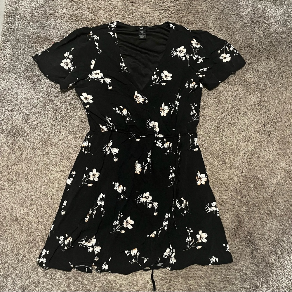 Rue21 Black floral dress